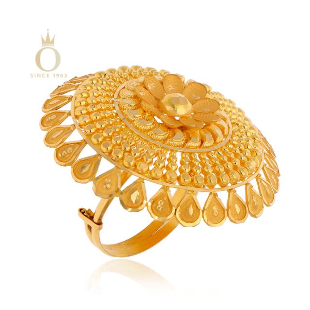 GOLD UMBRELLA LADIES RING - Image 3