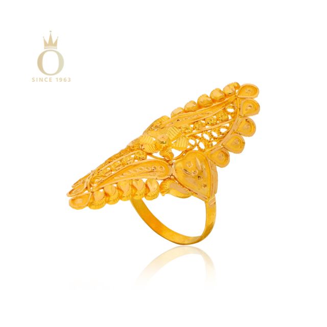 GOLD NOUKA LADIES RING - Image 5