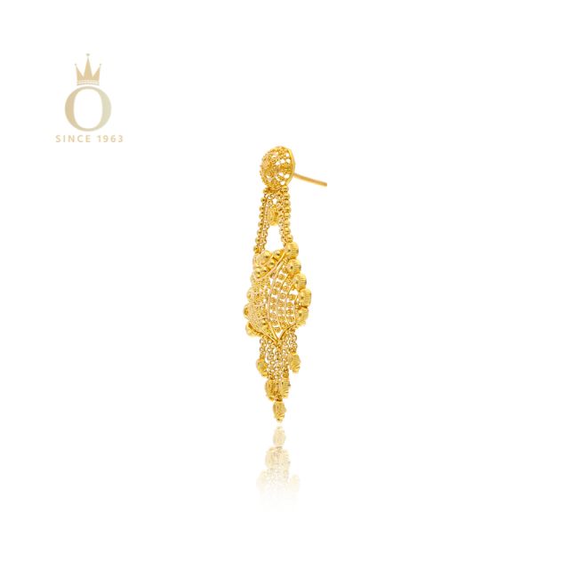 FANCY GOLD EARRING - Image 4