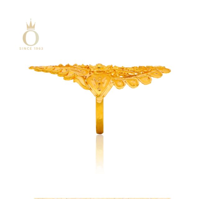 GOLD NOUKA LADIES RING - Image 4