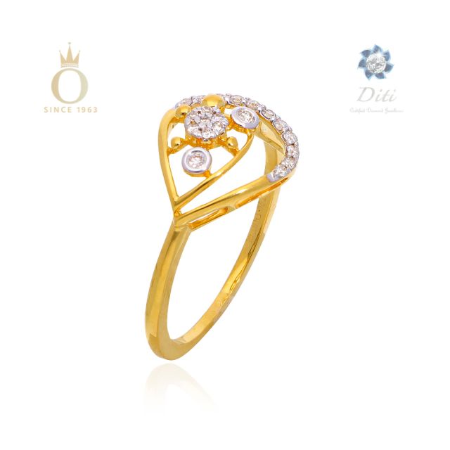 DIAMOND LADIES FANCY RING - Image 5