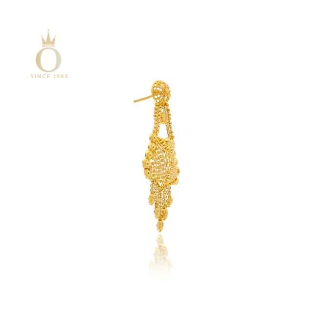 FANCY GOLD EARRING - Image 2