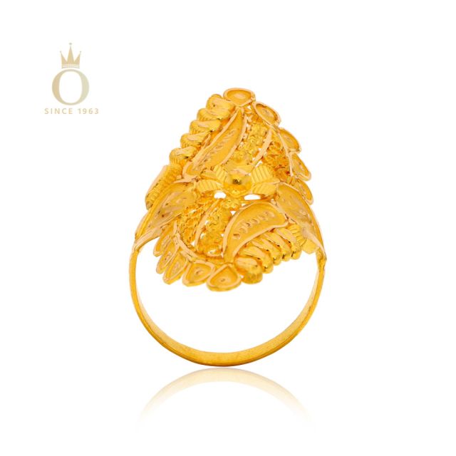 GOLD NOUKA LADIES RING - Image 3