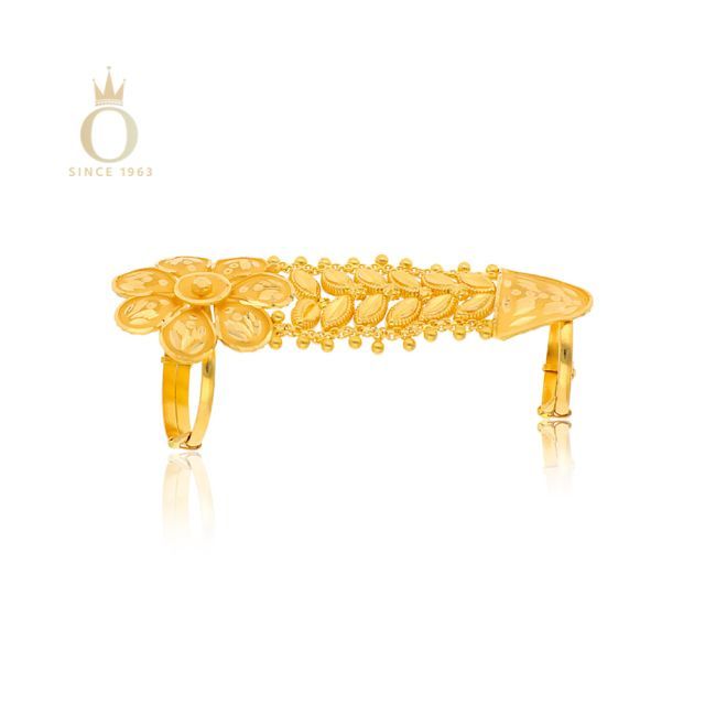 Floral Bride Gold Ring - Image 2
