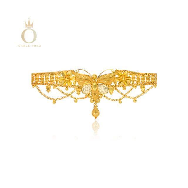 Butterfly Symphony Gold Choker Necklace - Image 2
