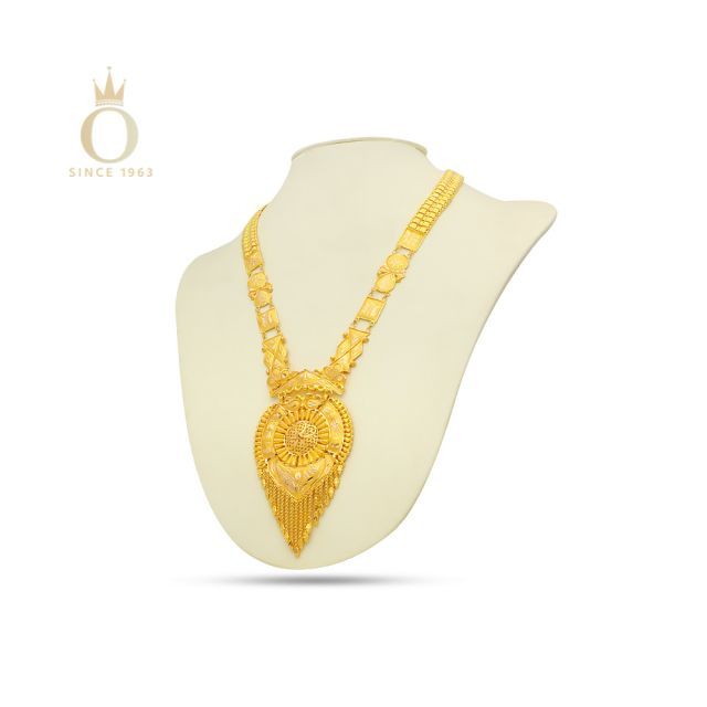 Cultural Craft Gold Long Necklace - Image 3