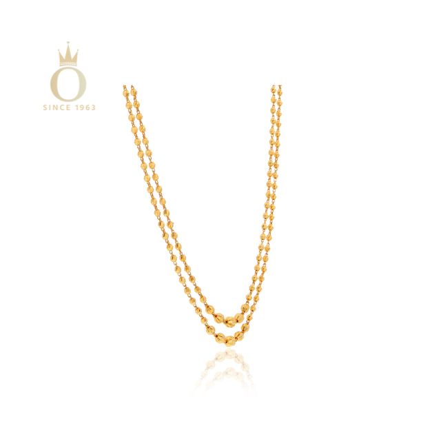 GOLD DOUBLE LINE RAJKOT CHAIN - Image 3