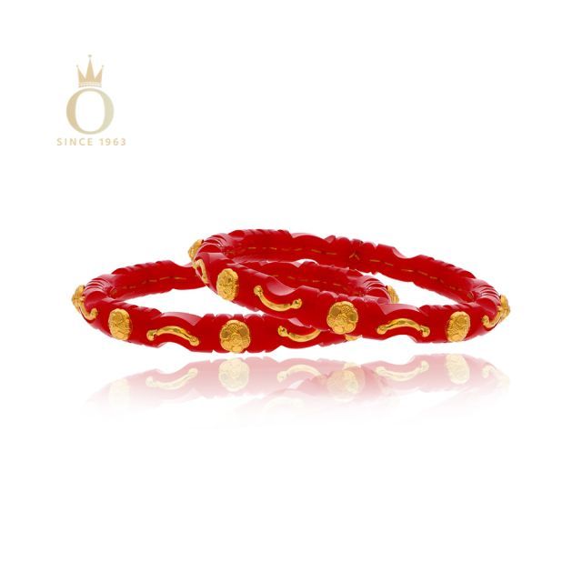 Classy Heritage Gold Pola Bangle