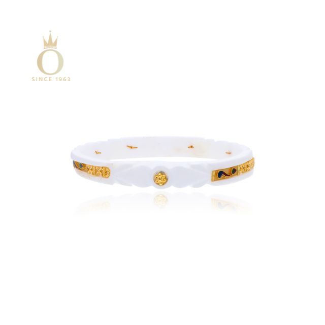 Vibrant Touch Gold Sankha - Image 5